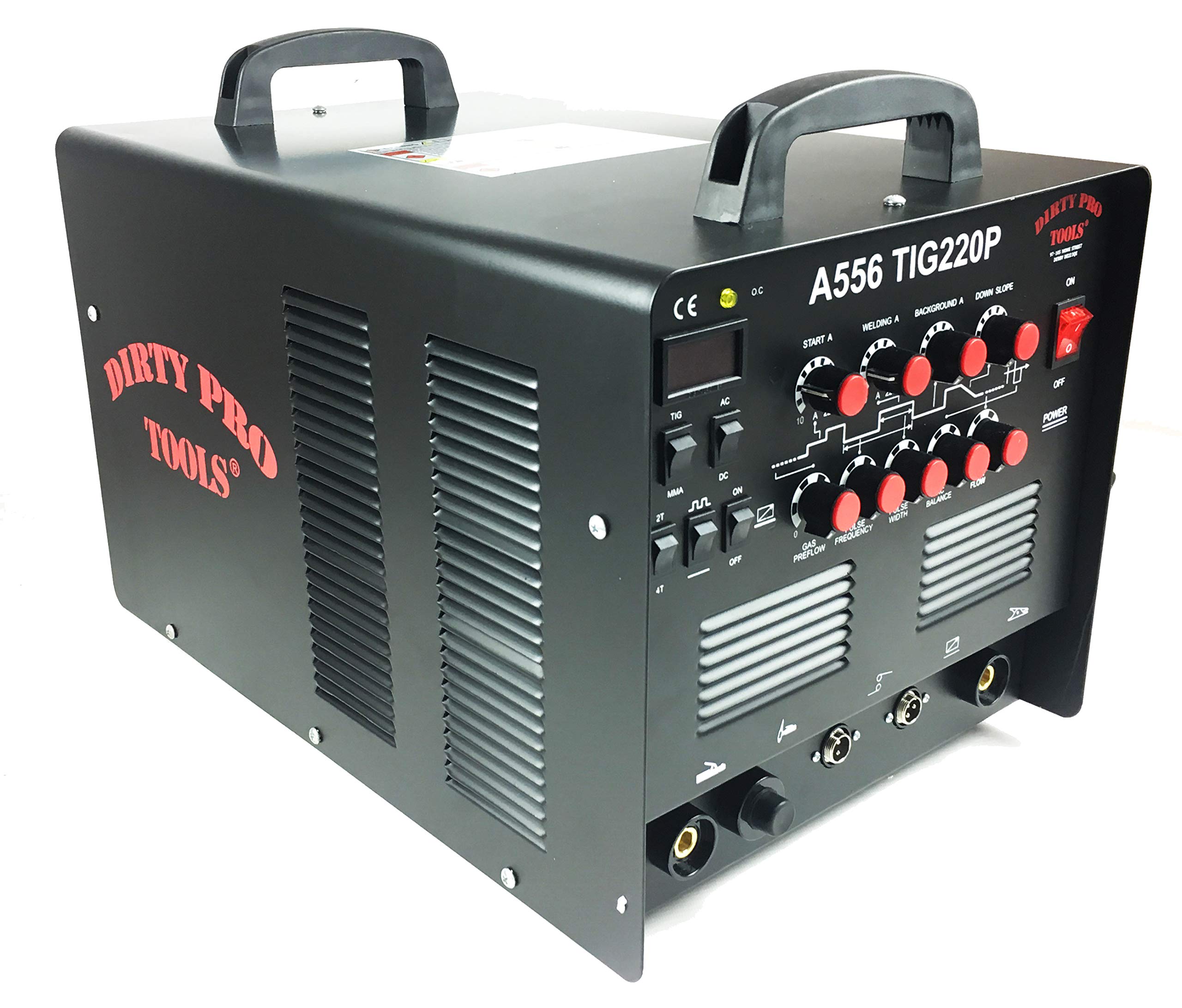 220V WSME-220 AC DC Pulse TIG Welder Welding Machine Aluminium MMA ARC