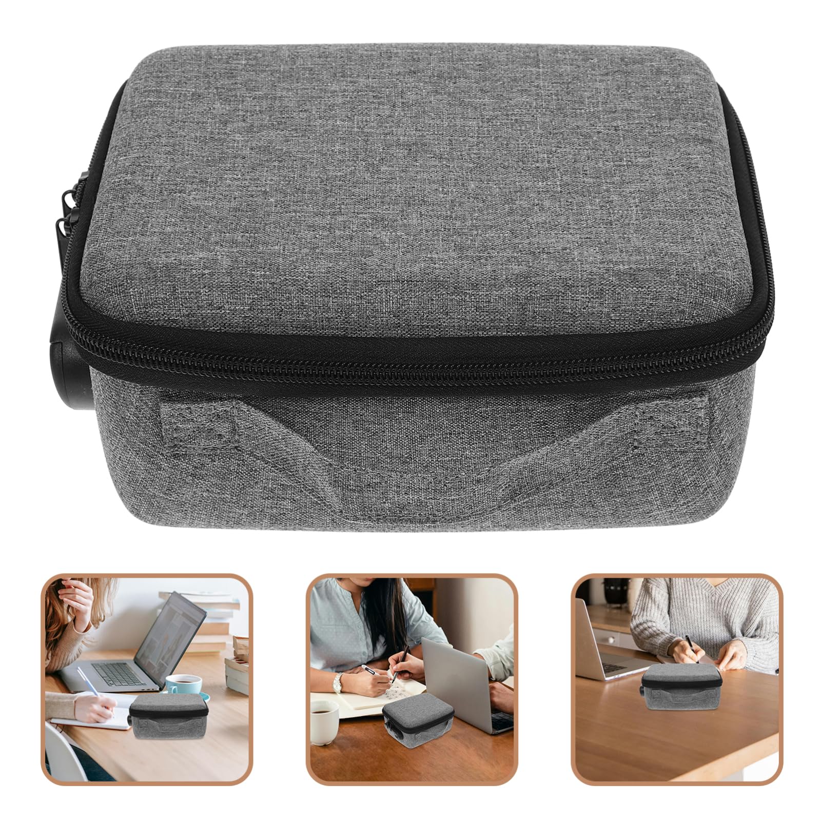 Gatuida Große Dokumententasche Polyester mit Zahlenschloss Reiseorganizer Aktentasche mit Griff Mehrlagiger Aufbewahrungsbox für Reisepässe und Karten
