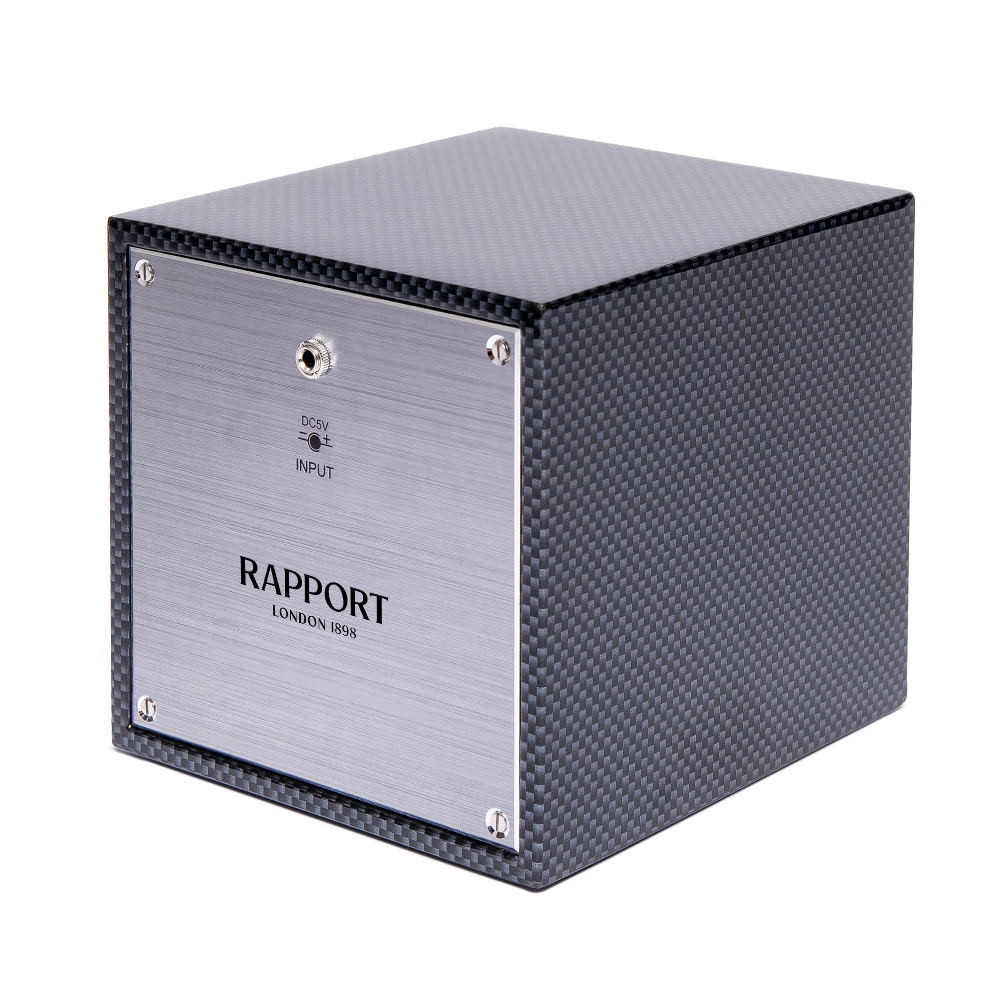Rapport London Evo Cube - Avvolgitore per orologio singolo, sofisticato e moderno, con motore silenzioso