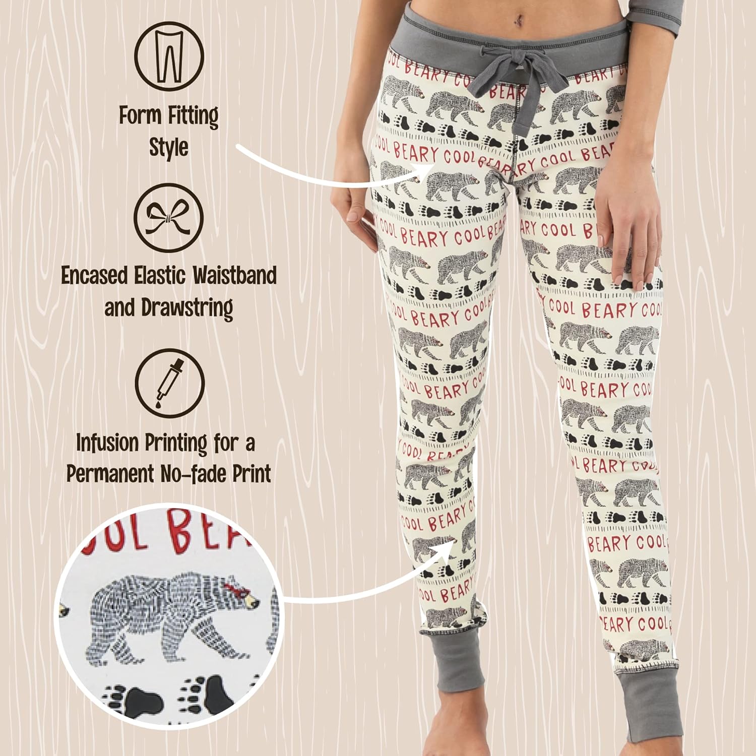 Lazy One Women's Leggings and Tees, Pajama Separates, Cozy Loungewear for Women - Image 6