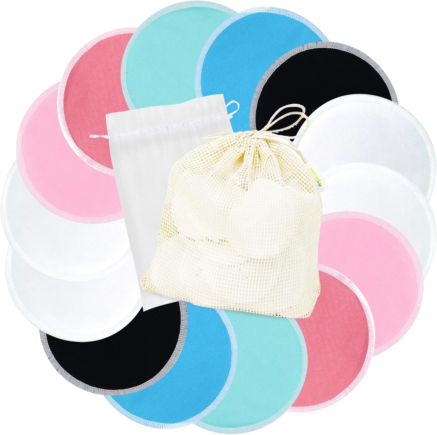 Amazon.co.jp Bamboo Nursing Pads (14 Pack) + Laundry Bag & Travel