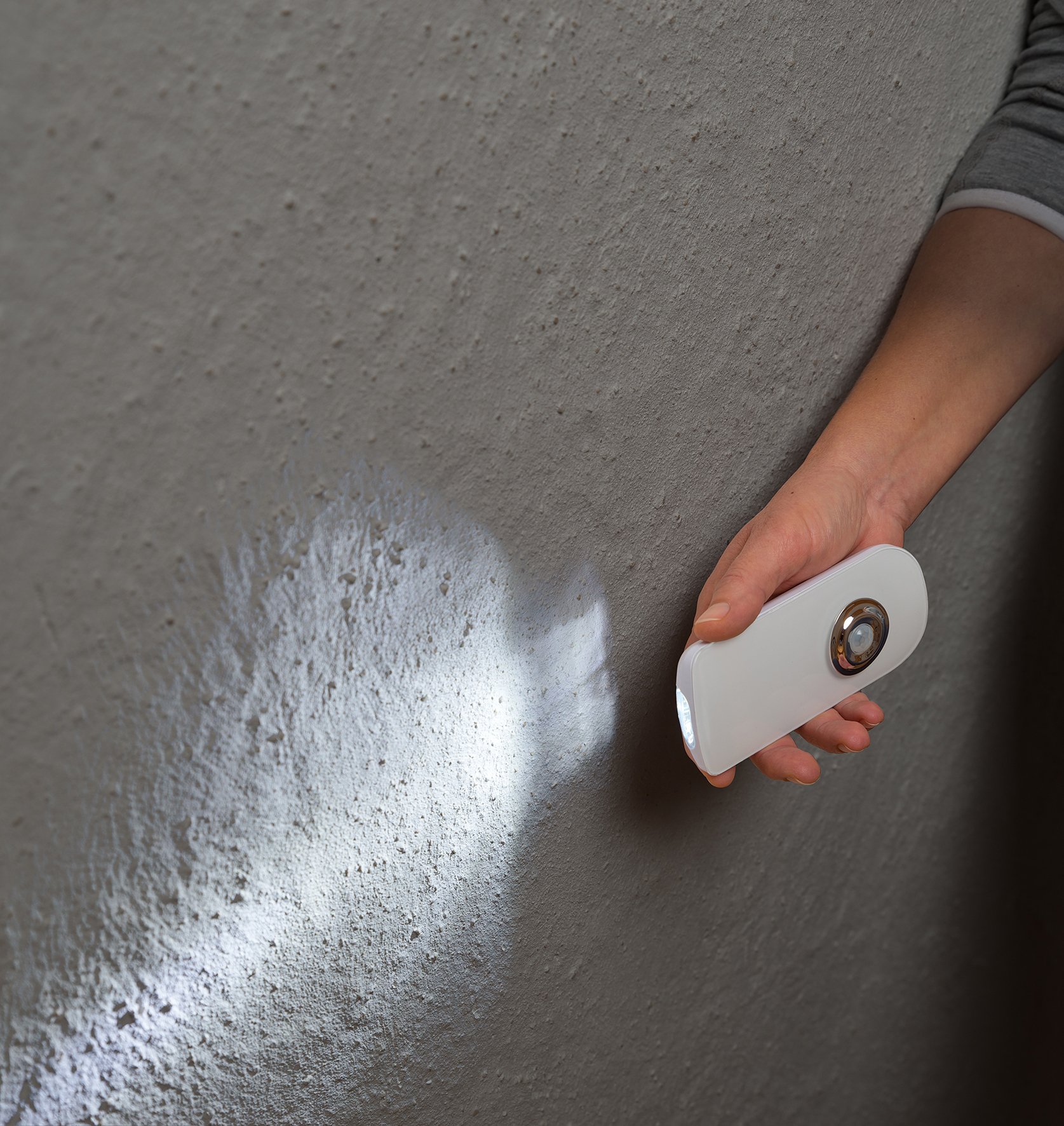 Brennenstuhl LED Sensor – Luce di sicurezza con rilevatore di movimento a infrarossi, 1173240