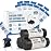 Poesie Absorbent Gel Toilet Bags Set, 8 Gallon Compostable Portable Toilet Bags with Camping Gel, Camping Toilet Bags and Gel Set for RV, Hiking, Emergency 60 Gels and 60 Bags