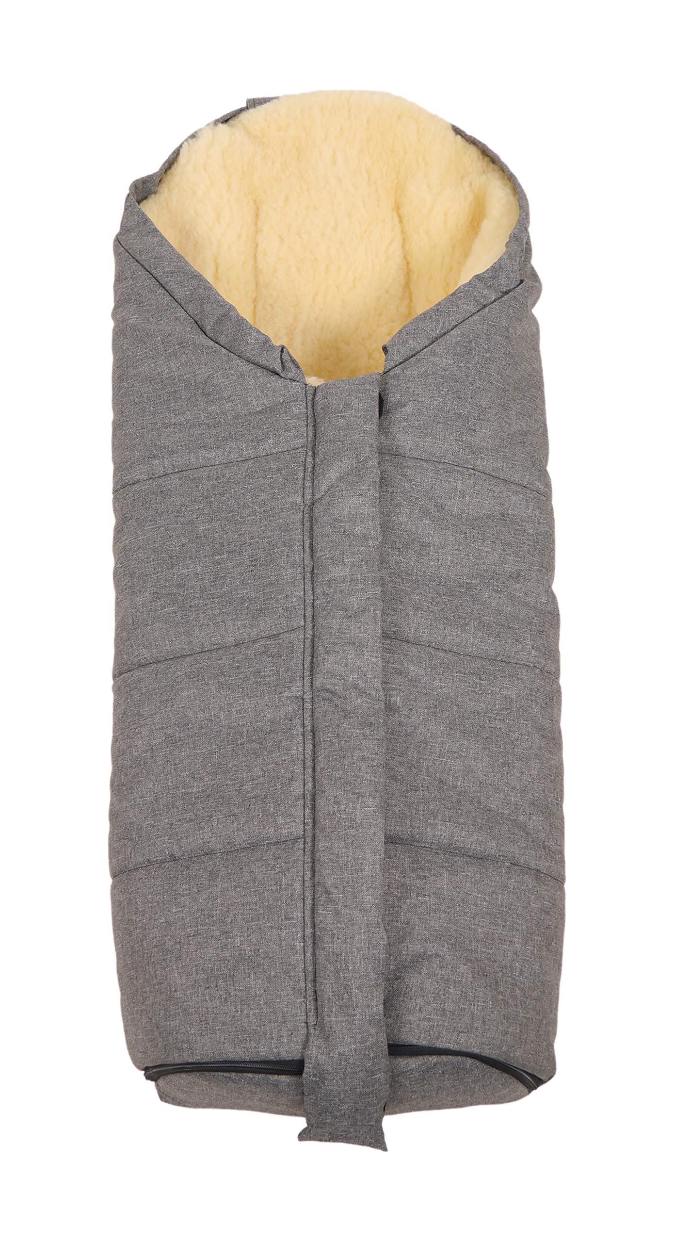Kaiser 6721270 - Sacco coprigambe per passeggino X-Large, grigio