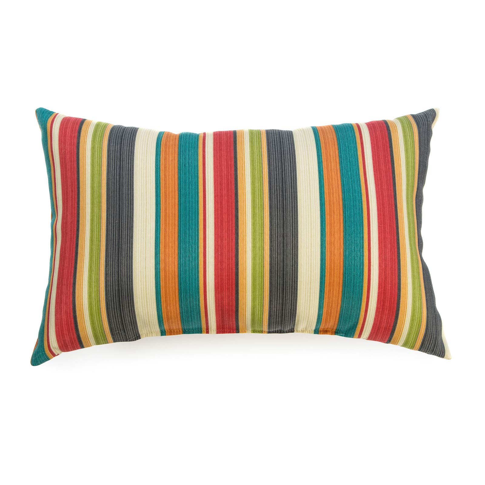 Greendale Home FashionsGreendale Home Fashions Outdoor Rectangle Throw Pillow (Set of 2), 2 Count (Pack of 1), Adobe Stripe