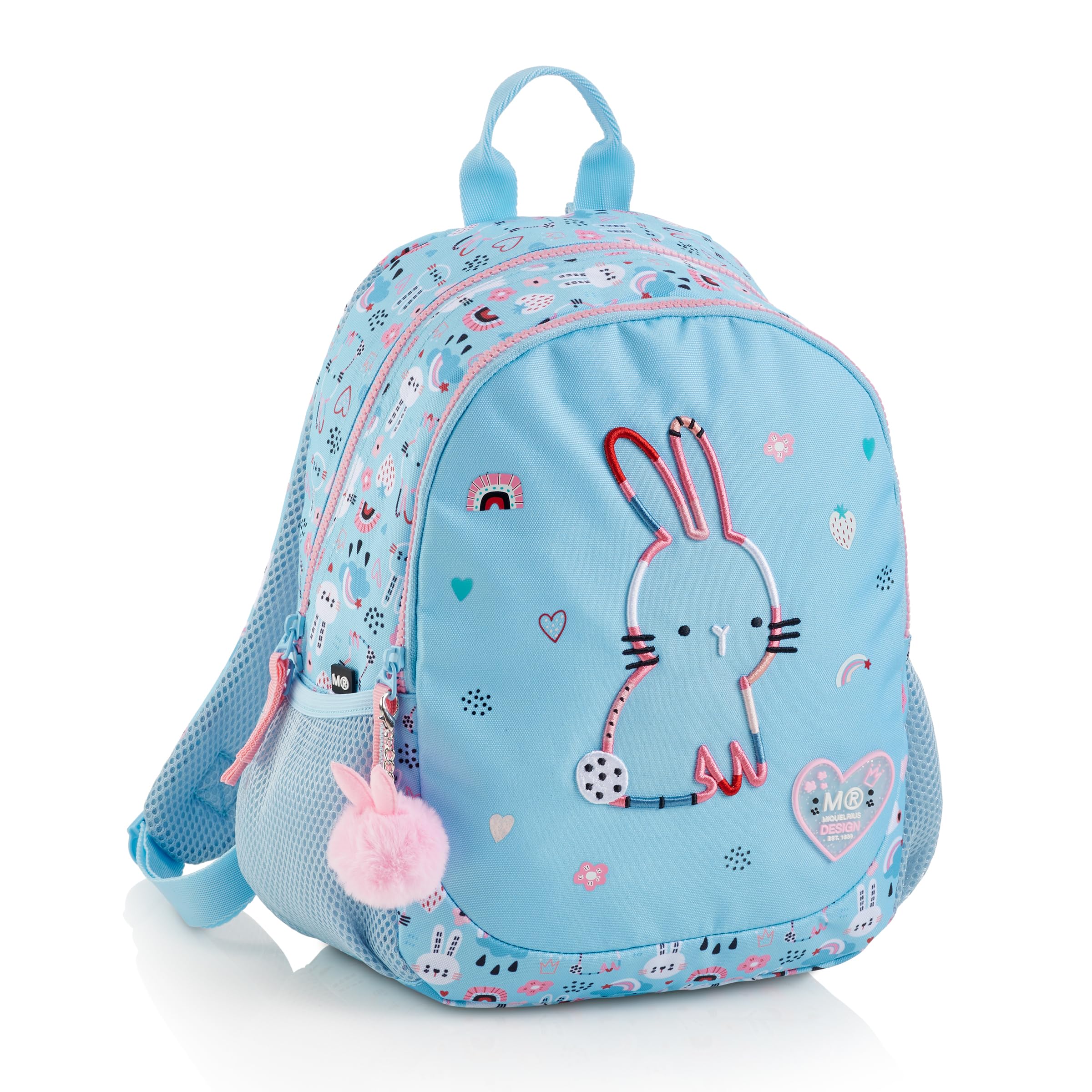 Miquelrius Bunny Bliss podwójny plecak z recyclingiem, unisex, niebieski, średni, Niebieski, M