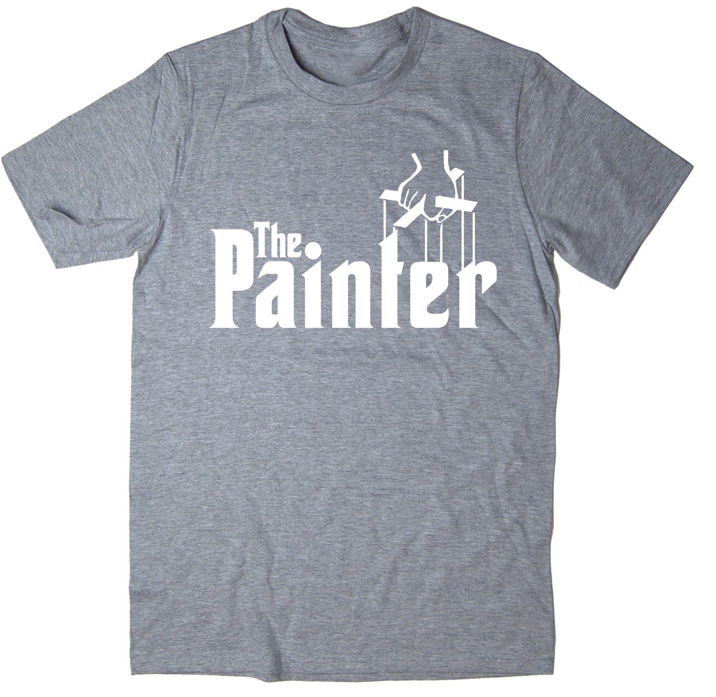 Rocket Fuel Clothing Men's Grey Rocket Fuel 'The Painter' Funny Printed T-Shirt - Medium