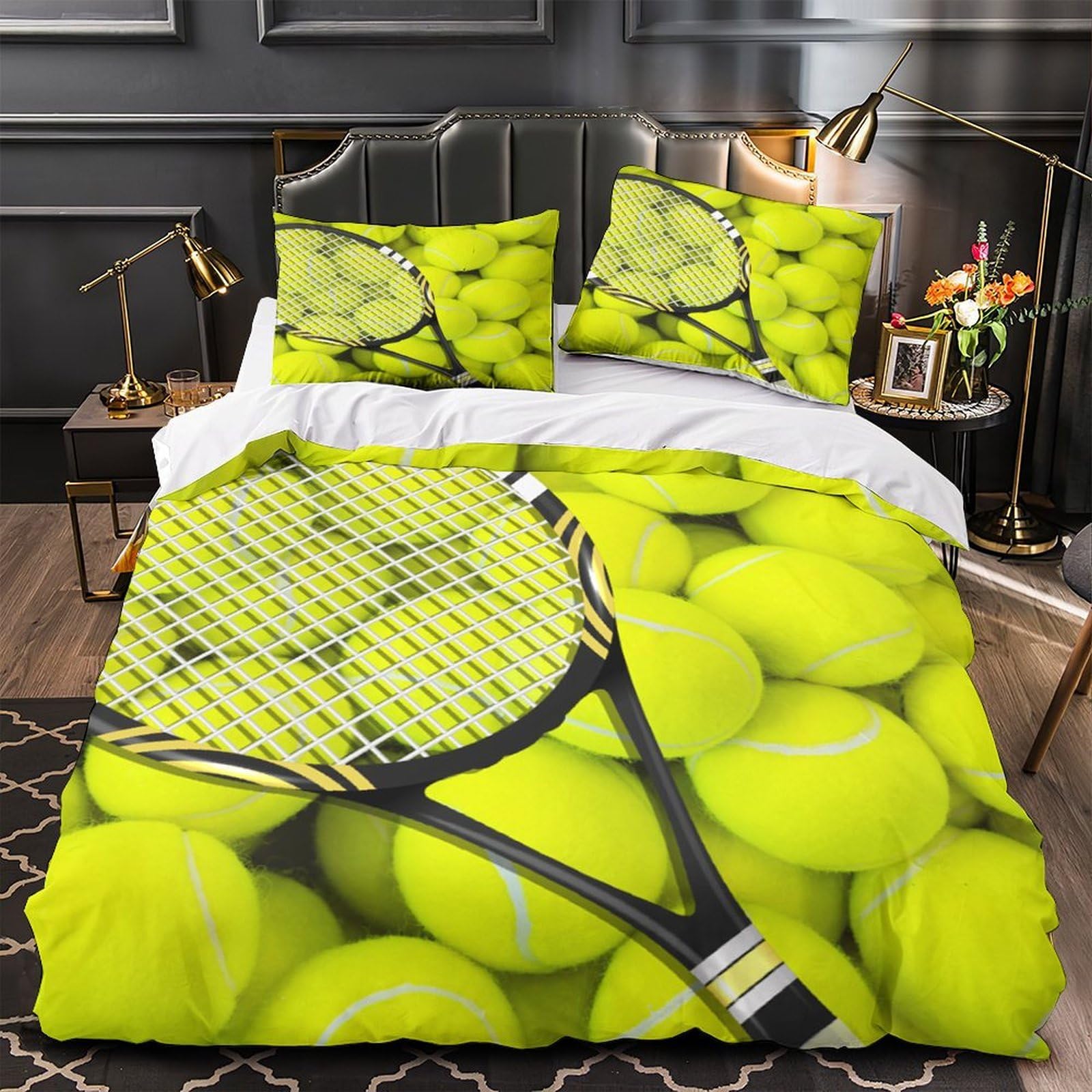 Parure de lit tennis enfant pour transformer la chambre en court