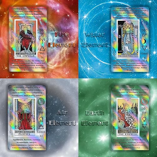 Miniatura 5 de Smoostart Cartas del Tarot (universo misterioso holográfico con significados en las cartas)