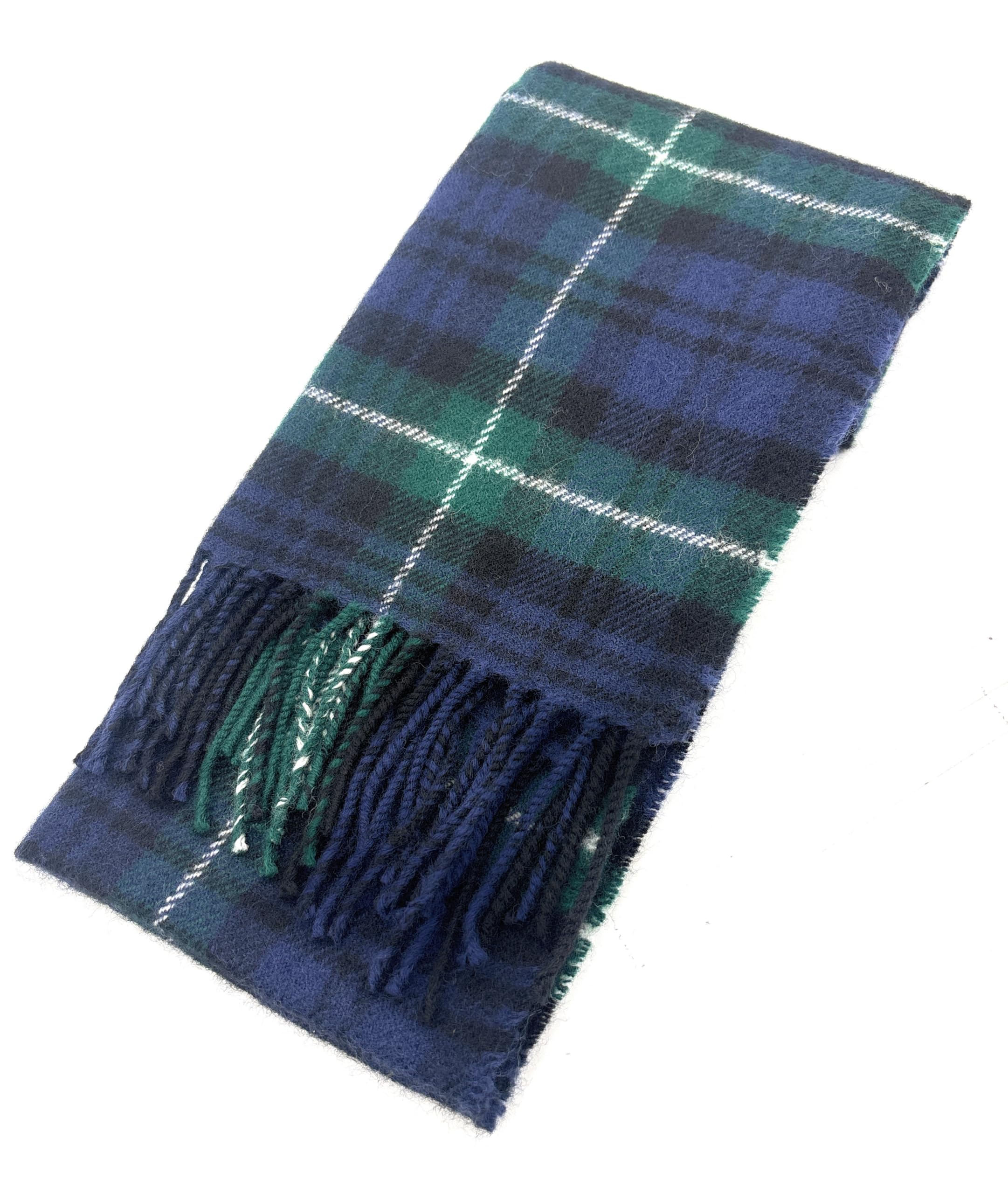 Scottish Essence Unisex Lamont Scottish Lambswool Tartan Scarf, Made In Scotland (Lamont)