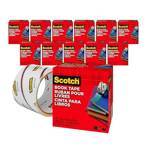 Miniatura 1 de 3M (845) Cinta de libro 845, 3 in x 15 yd Estás comprando la cantidad mínima de pedido que es de 12 rollos