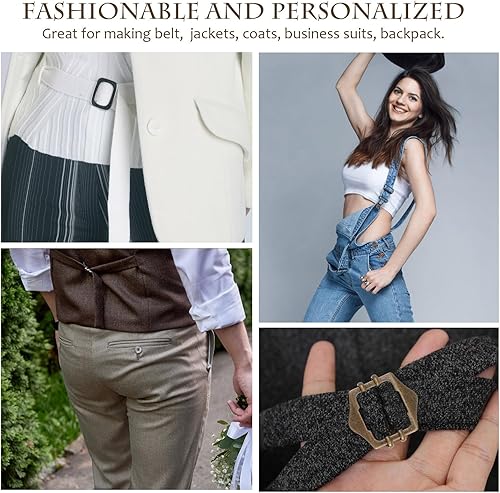 Miniatura 2 de EXCEART Hebilla de chaleco de cierre de ajuste deslizante 10 piezas de correa de metal ajustable correa de liberación chaleco hebilla de metal