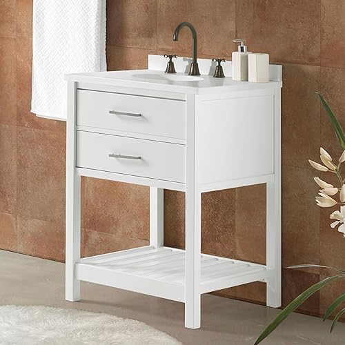 Miniatura 6 de Alaterre Furniture Harrison - Mueble de tocador de 24 pulgadas de ancho