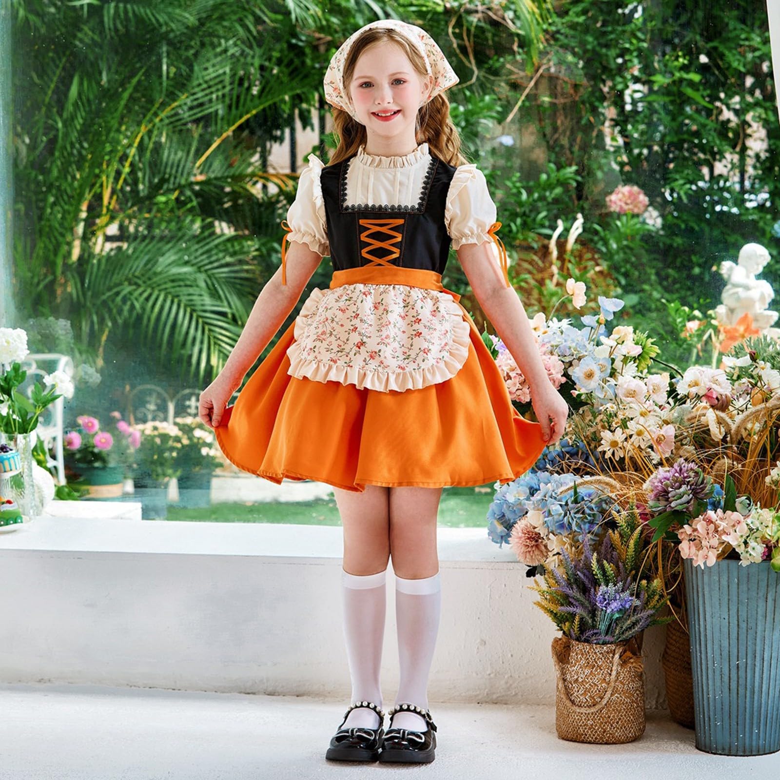 Kinder Oktoberfest Kostüm Mädchen Bayerische Tracht Outfit