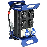 Electraline 60429 Quadro Elettrico di Distribuzione 4 prese Schuko