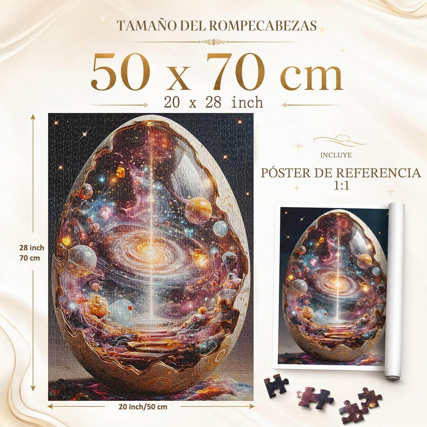 Yunlus Rompecabezas De 1000 Piezas – La Mujer En Meditación, Difícil Y Desafiante, Con Póster Y Letras Traseras