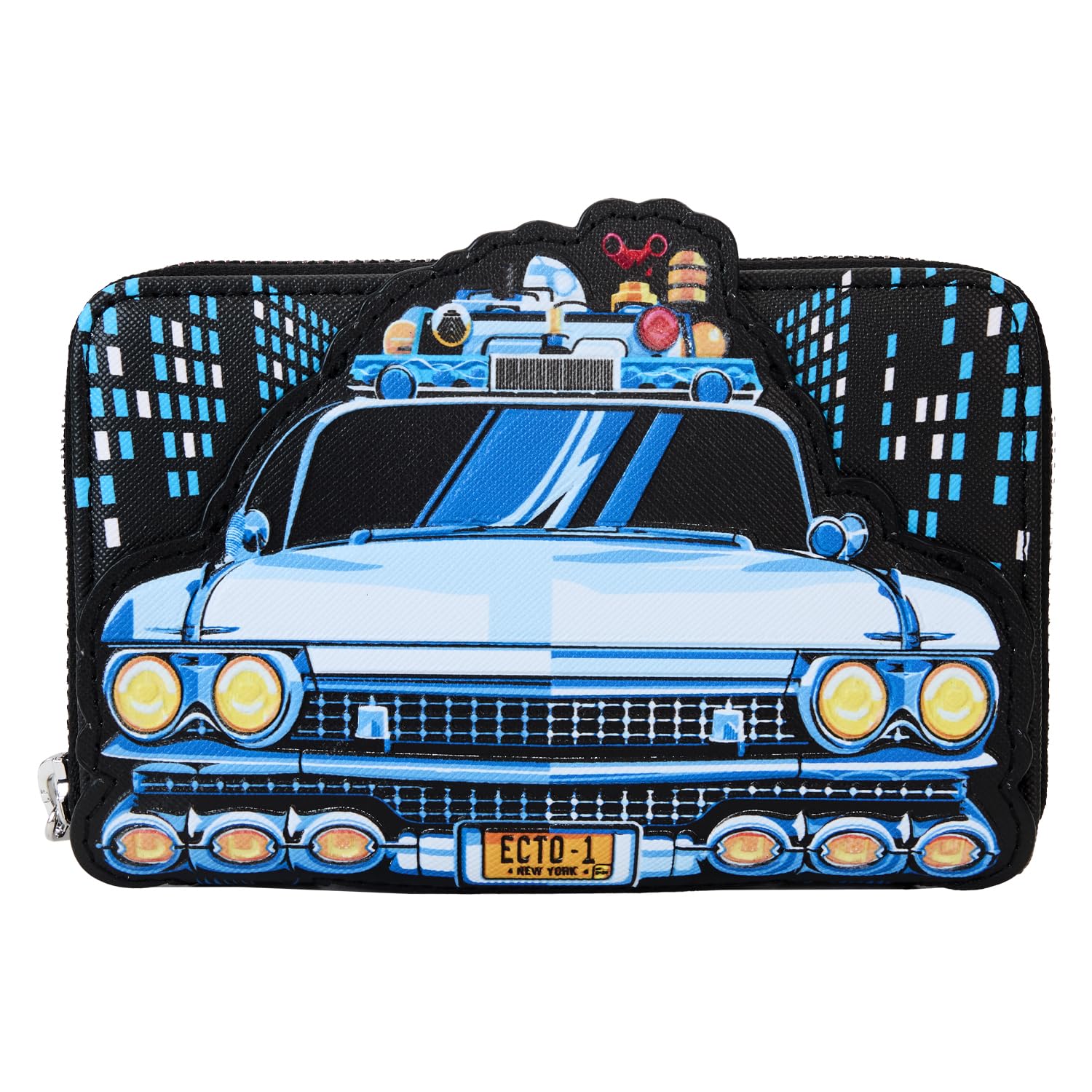 Loungefly Ghostbusters Ecto One Geldbörse mit umlaufendem Reißverschluss, mehrfarbig, Einheitsgröße, Geldbörse, mehrfarbig, Einheitsgröße, Brieftasche