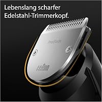 Aparat de tuns barbă și aparat de ras electric fără fir Braun Series 9 BT9440 cu 11 accesorii, 40 de setări de lungime, 180 minute, rezistent la apă 4