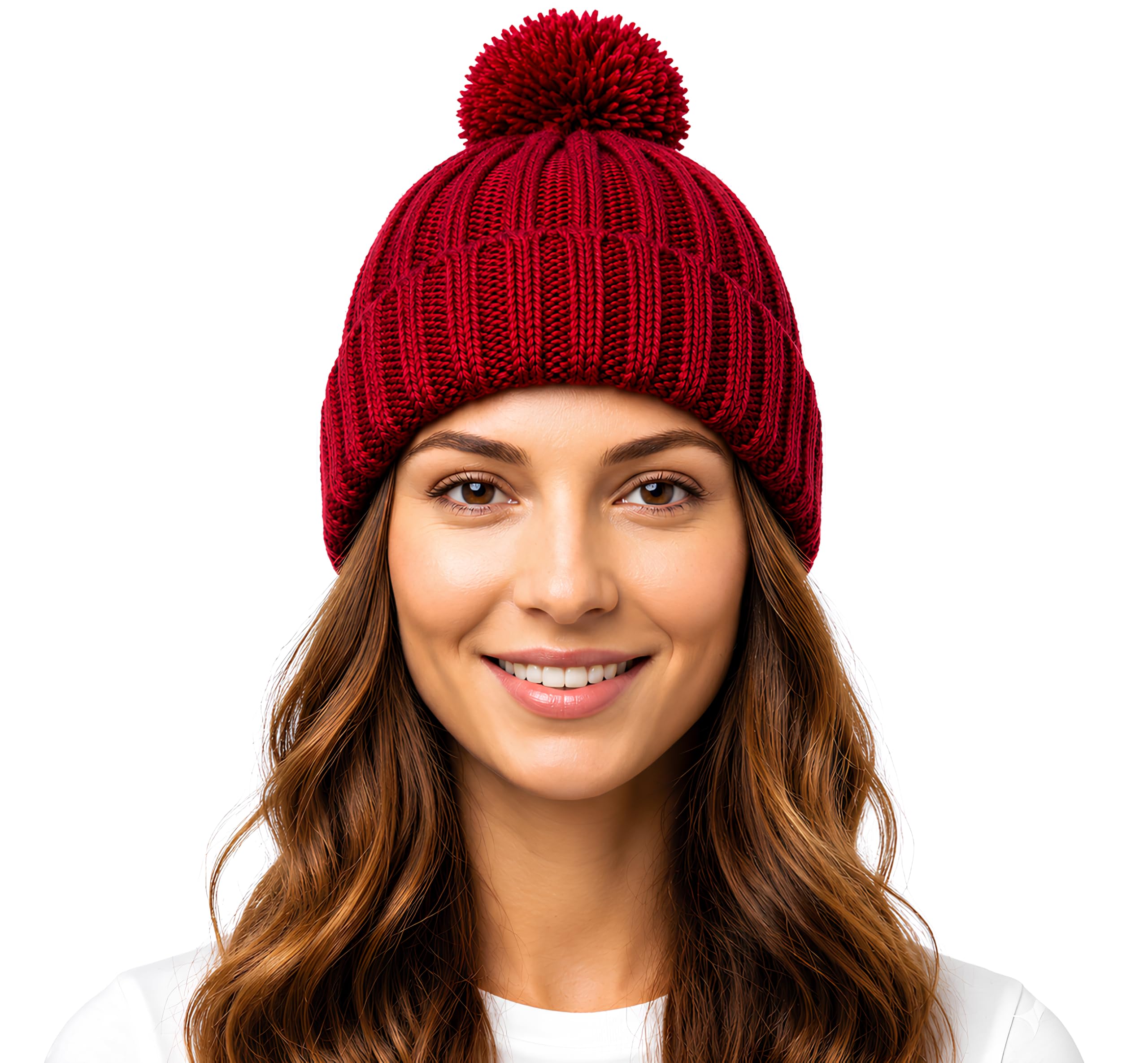 Handmade Woolen Beanie Cap for Men & Women, Boys & Girls | Unisex Hand Knitted Winter Hat | Soft Warm Stretchable Knit Skull Cap | Free Size-image-46