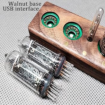 Amazon.co.jp: LEDグロー真空管時計6桁キットニキシー管時計