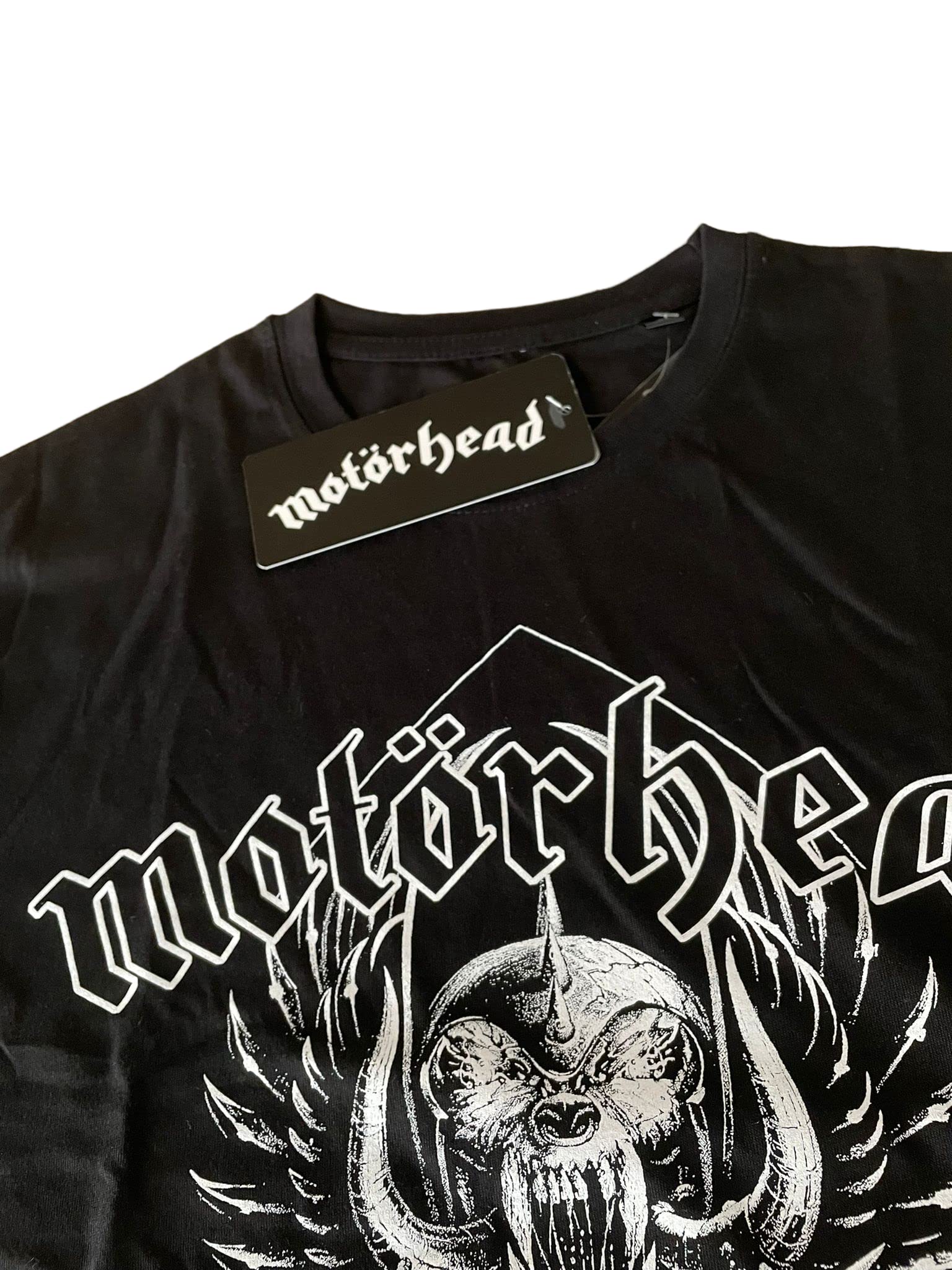 T-shirt Motorhead Bastards T-shirt Rock Officiel Noir Band Heavy Metal Coton Unisexe Adulte Garçon