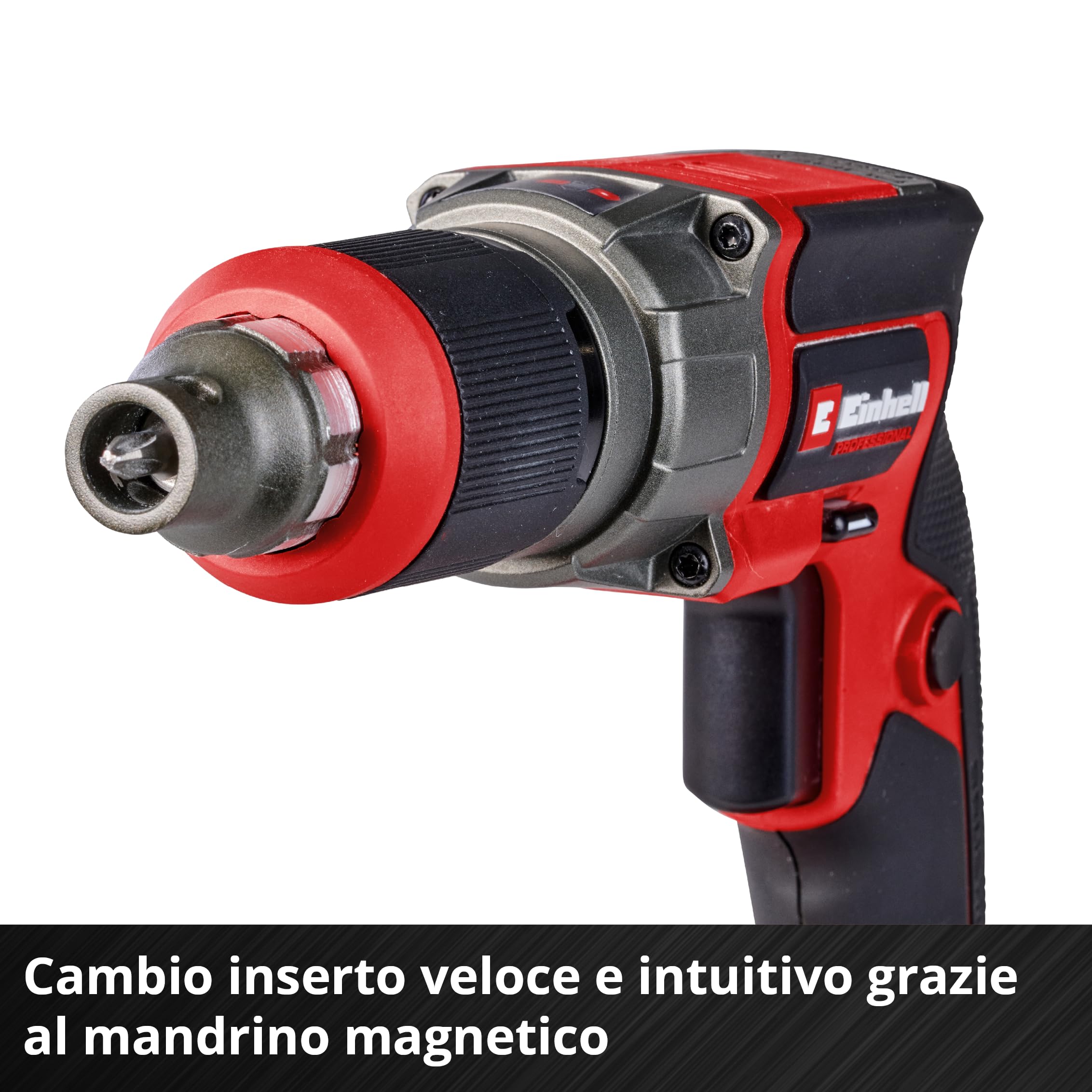 Avvitatore per cartongesso Einhell Professional TP-DY 18 Li BL-Solo Power X-Change (18 V, Brushless, arresto di profondità, esercizio in continuo, inclusa punta, batteria esclusa)