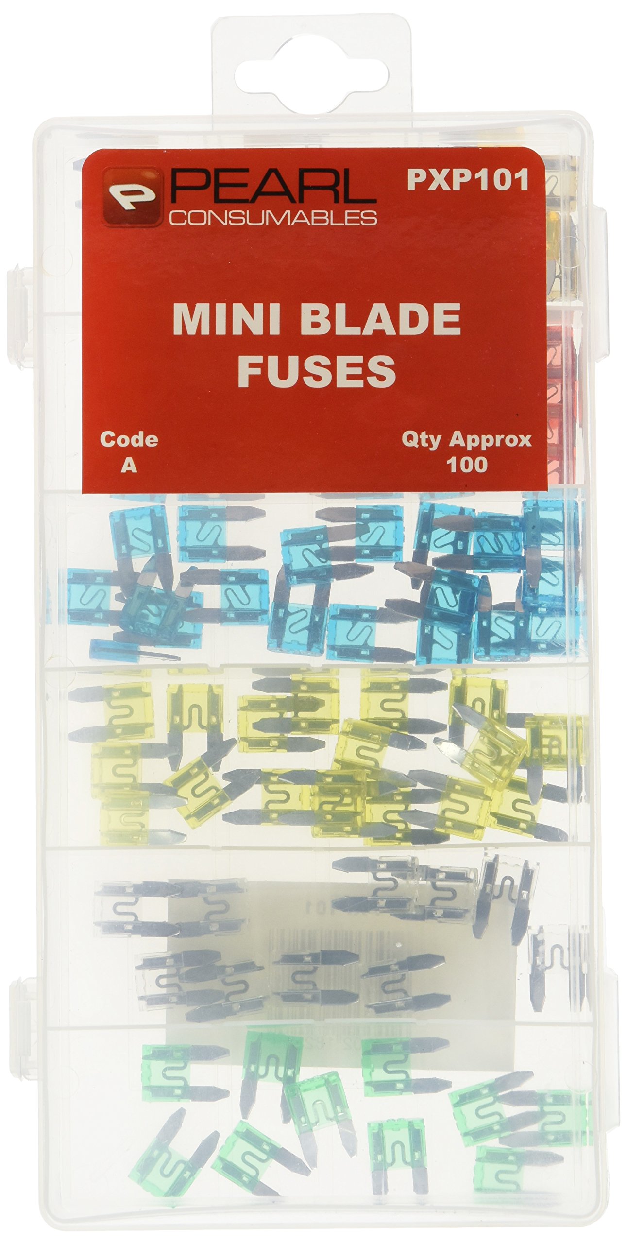 Pearl Fuses - Auto Mini Blade - Assorted - Pack Of 100 - PXP101