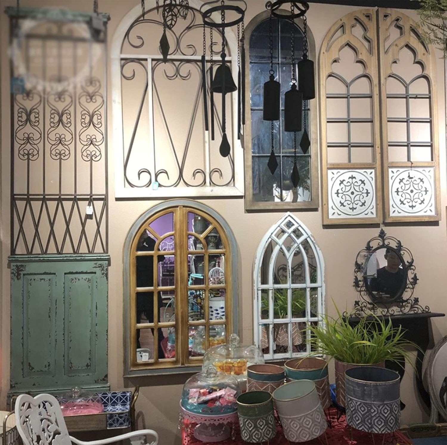 Full Length Mirror Wall Mounted Floor Full Length Mirror Standing Full Body Dressing Mirrors Mirror Farmhouse Rustic Vintage Entryway Wall Mirror for Living Room Bedroom