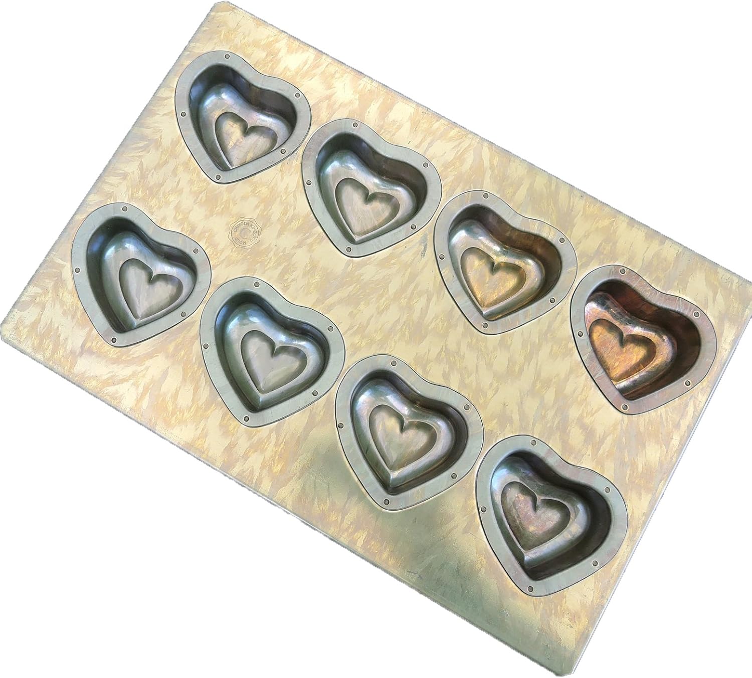 保証書付 千代田金属 家庭用天板 ハート型8取 通常シリコン加工 H Hrt8 St 値引きする Tintafresca Com Ar
