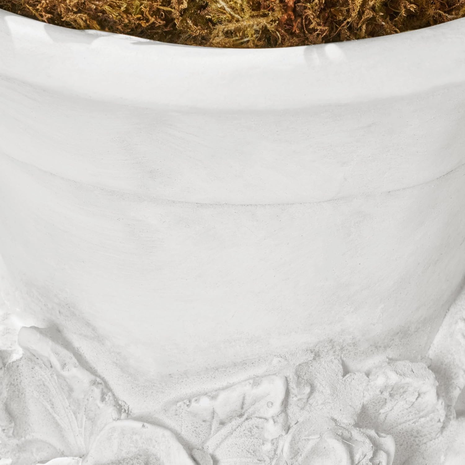 Garden Urn Planter,Lightweight Concrete,Height Variation,No Assembly Required,Decorative