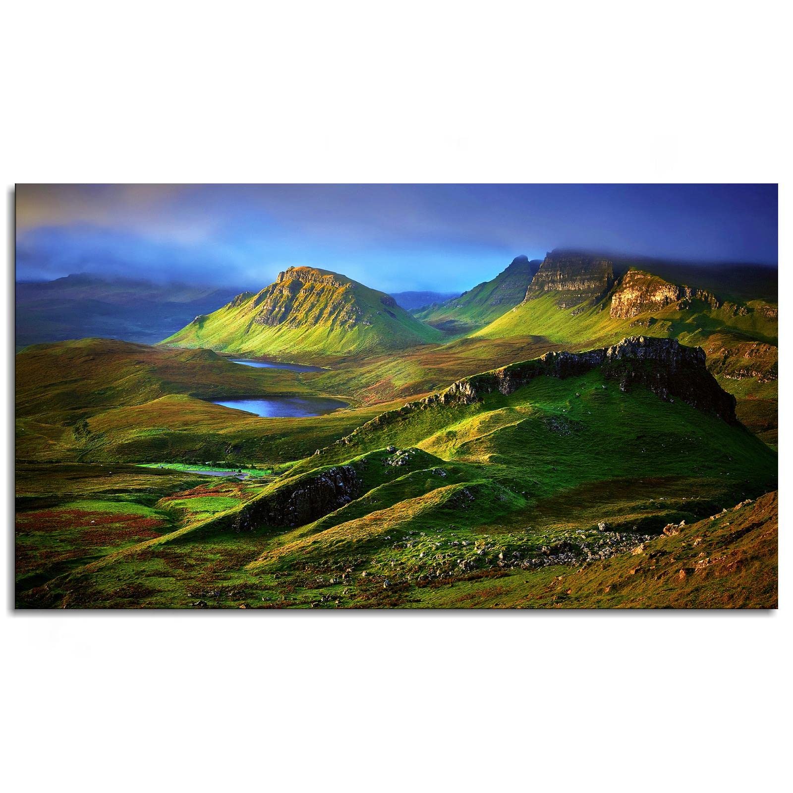 Canvas Wall Art Irish Nature Landscape Pictures Posters Printing Modern for Living Room Bedroom Decor Paintings Unframed 20"x12"
