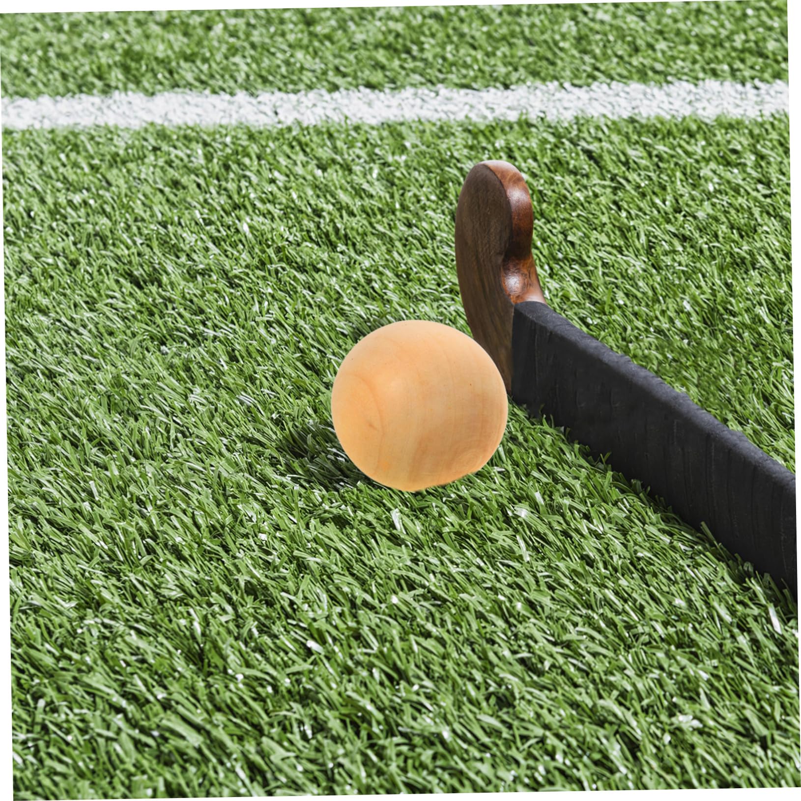 15pièce Boules De Hockey Bois Boules De Hockey Stables Et Durables pour Entraînement Extérieur sans Rebond Idéales pour Compétitions Et Jeux De Rue