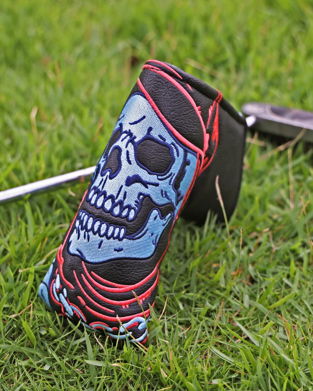 Fundas para cabeza de palo de golf, 1 funda para cabeza de palo de golf para maderas, piel sintética con bordado avanzado para la mayoría de las marcas