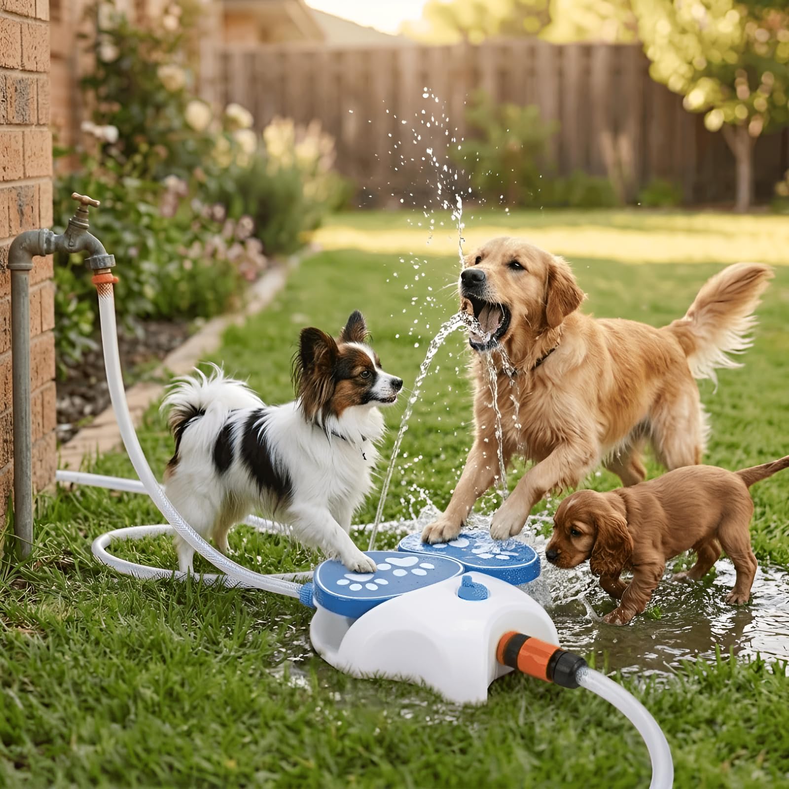 Fuente de agua para mascotas, dispensador de agua activado con