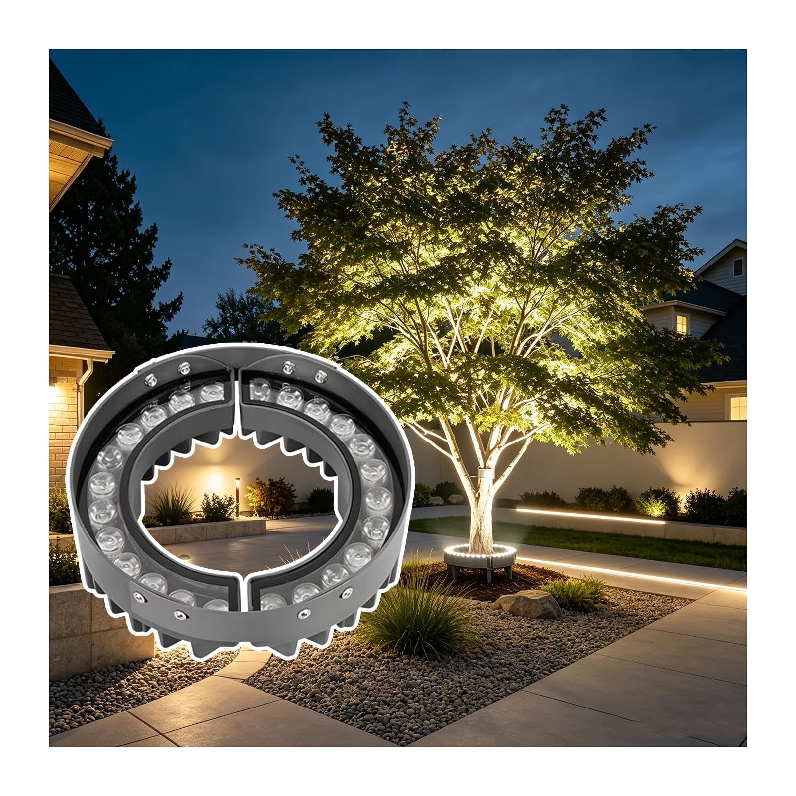 Lampy Palm Tree Odlewane ciśnieniowo aluminiowe lampy Hugger 110 V