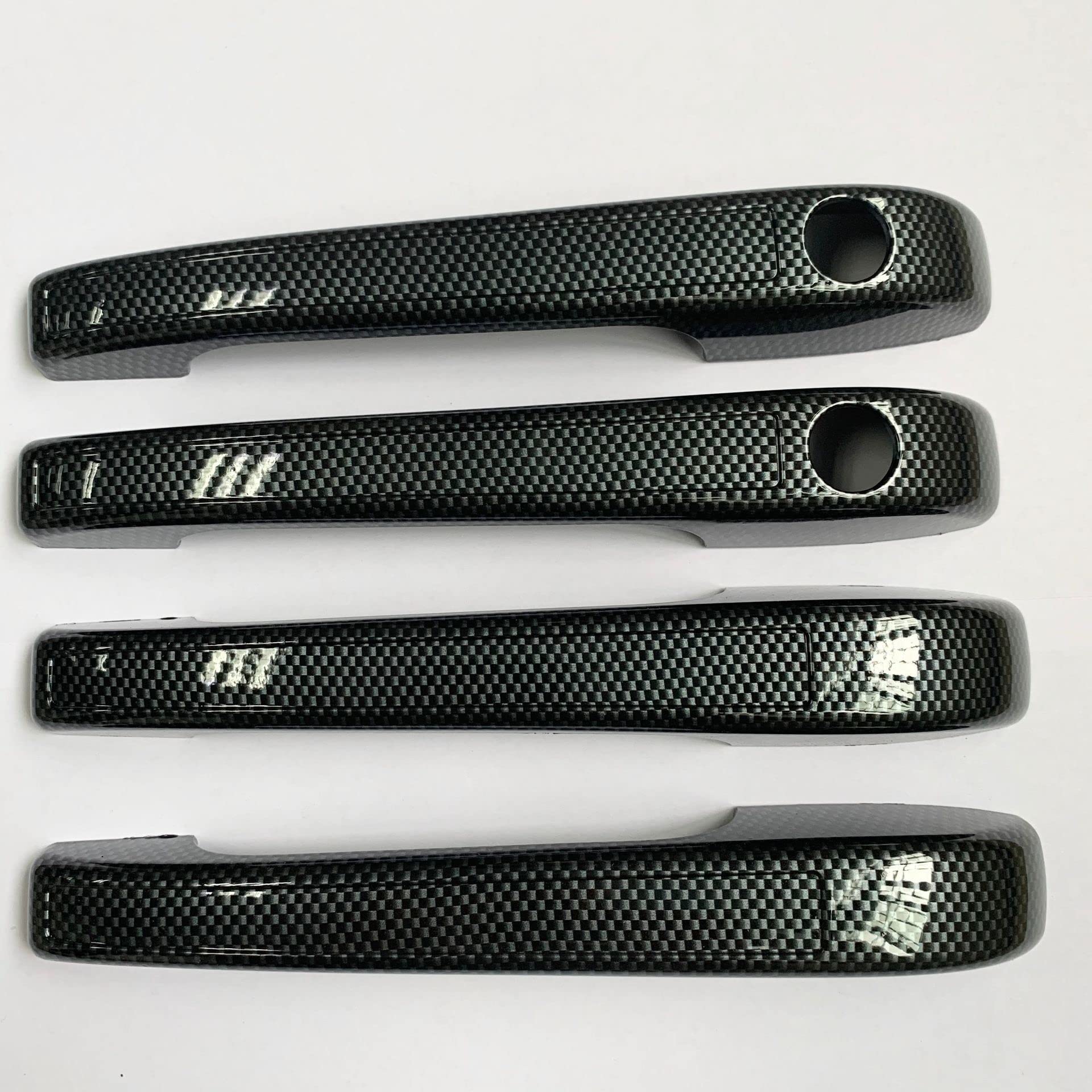 Qwqthgs 4 Car Exterior Door Handle Cap For Mk1 Mk2 Chrome Exterior Accessories Door Handles Cover Set Handle Trim(4)