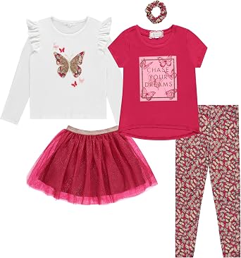 BTween Girls Kids Clothing and Accessory Set 5 Piece Mix And Match Sets