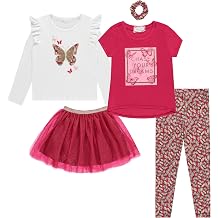BTween Girls Kids Clothing and Accessory Set 5 Piece Mix And Match Sets