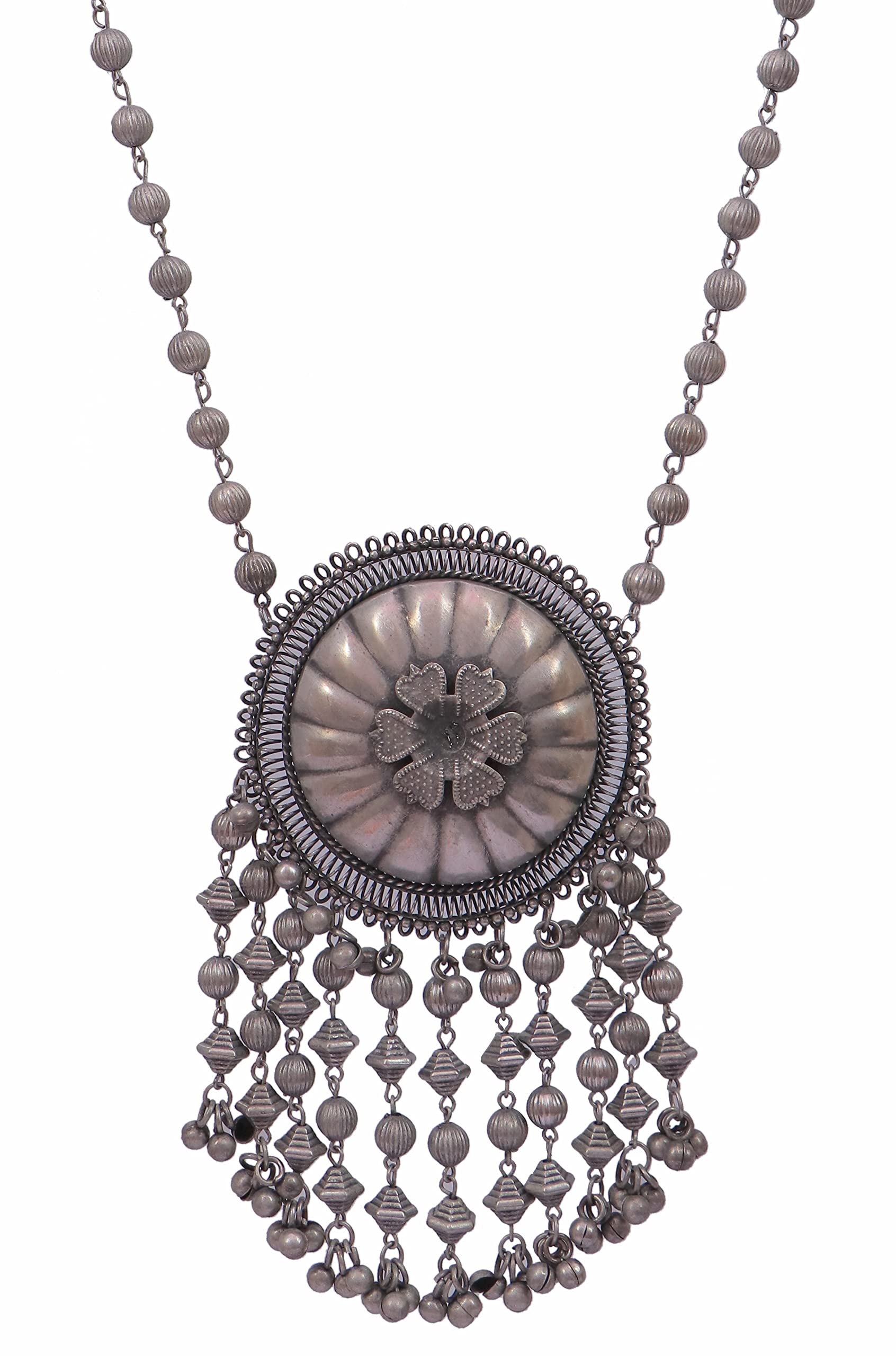 See full amazon price history chart for Antique Black Polish Oxidized Afghani Ethnic Ghungroo Beads Fashion Tribal Long Chain Necklace Jewelry for Women Girls Antique Black Polish Oxidized Afghani Ethnic Ghungroo Beads Fashion Tribal Long Chain Necklace Jewelry for Women Girls (B0BSF7468C) Amazon Price History, Amazon Price Tracker