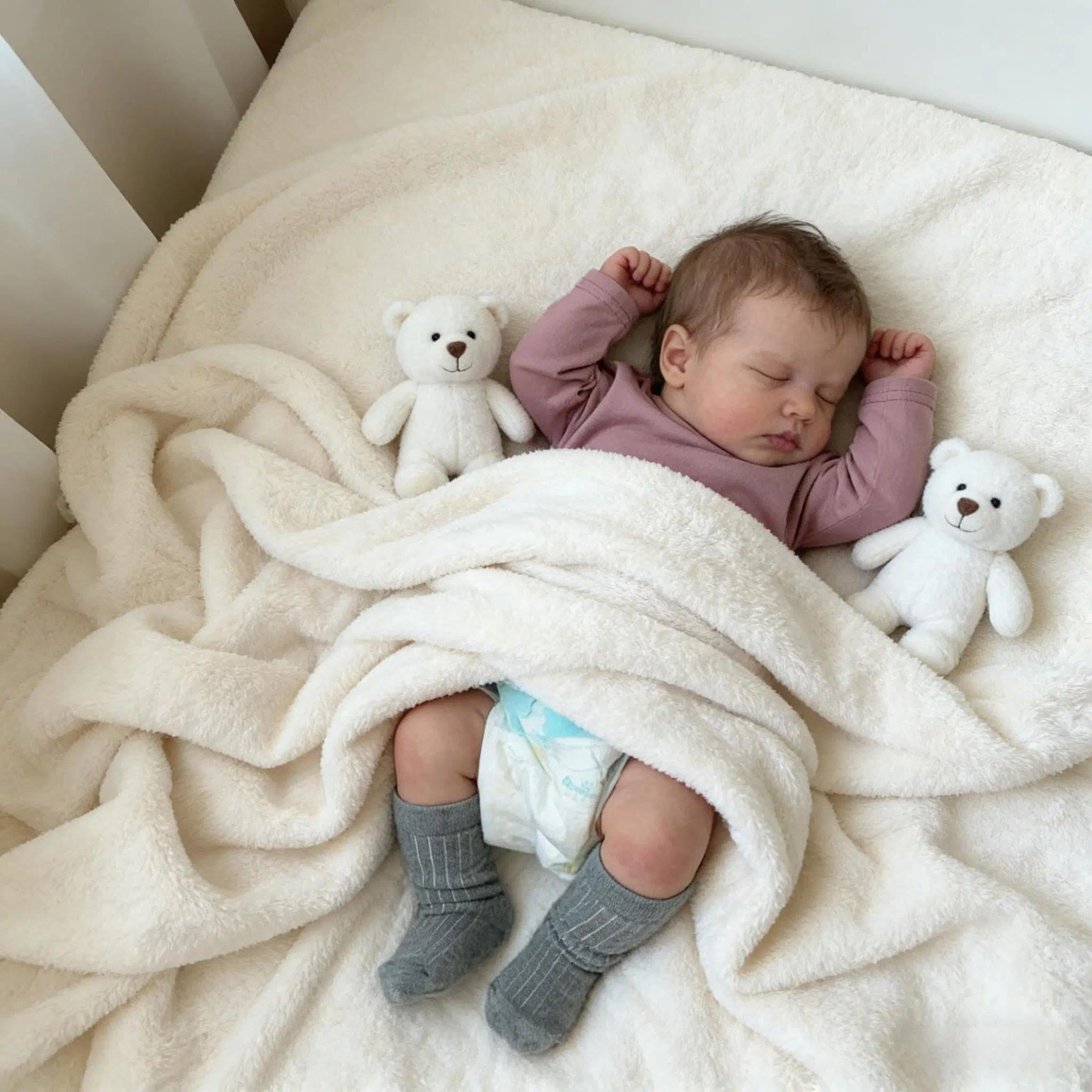Zero pam Reborn Baby Lebensecht Junge, 50CM Reborn Baby Junge Puppe Mit Haaren, Schlafend Lebensechte Babypuppen Wie Echt, Anatomisch Korrekt Babypuppen Mit Zubehör