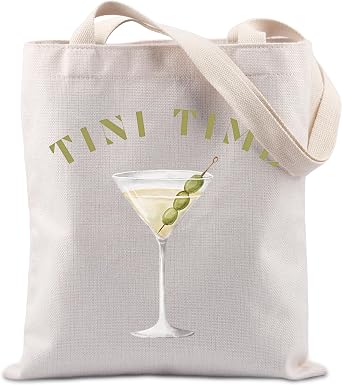 TIIMG Dirty Martini Cocktail Lovers Tote Bag