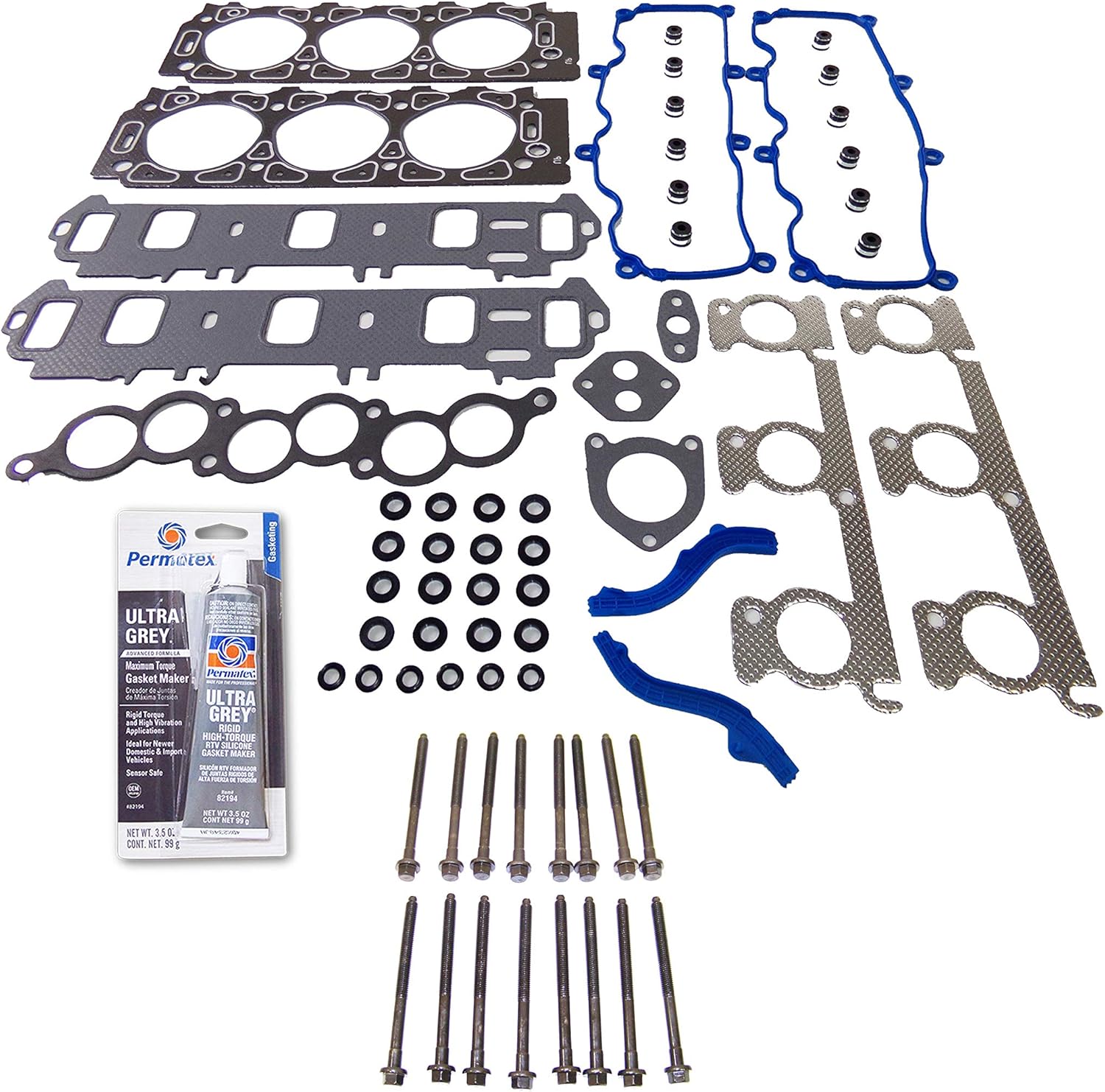 CPWK341 Head Gasket Set Bolt Kit Fits: 99-00 Ford Sable Windstar 3.0L V6 OHV 12v Vulcan