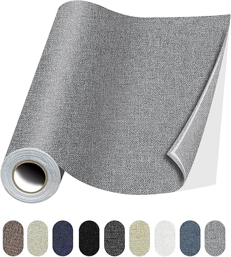 Vista 23 de Parches de reparación de tela, cinta de reparación de lino de 17 x 79 pulgadas, parches de tela autoadhesiva, duraderos, cinta de lino grande