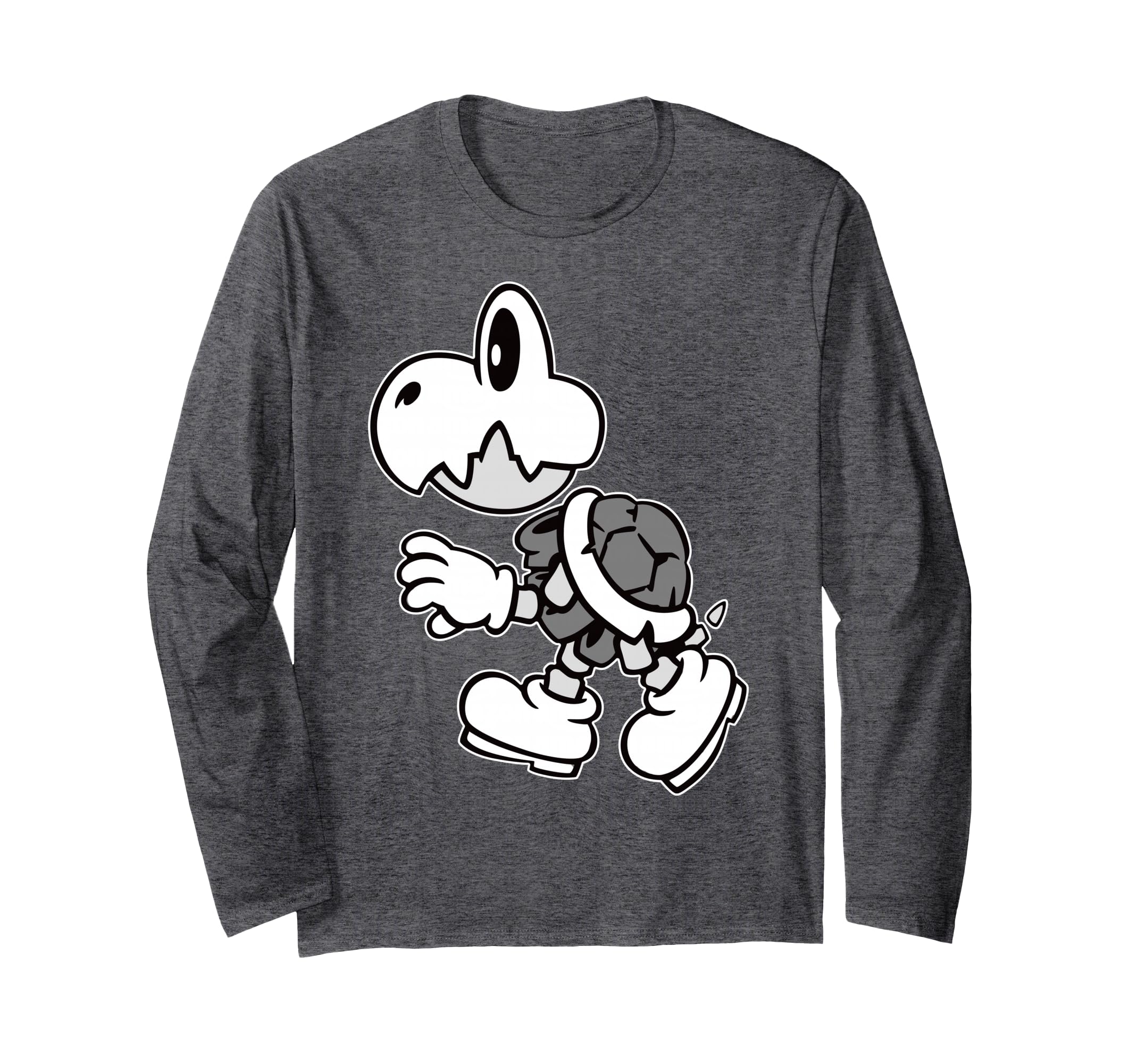 Nintendo Super Mario Dry Bones Profile Long Sleeve Tee Long Sleeve T-Shirt