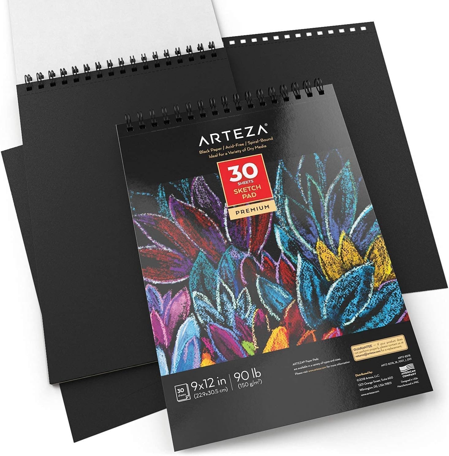 ARTEZA Black and White Drawing Bundle, Drawing Art Supplies for Artist, Hobby Painters & Beginners