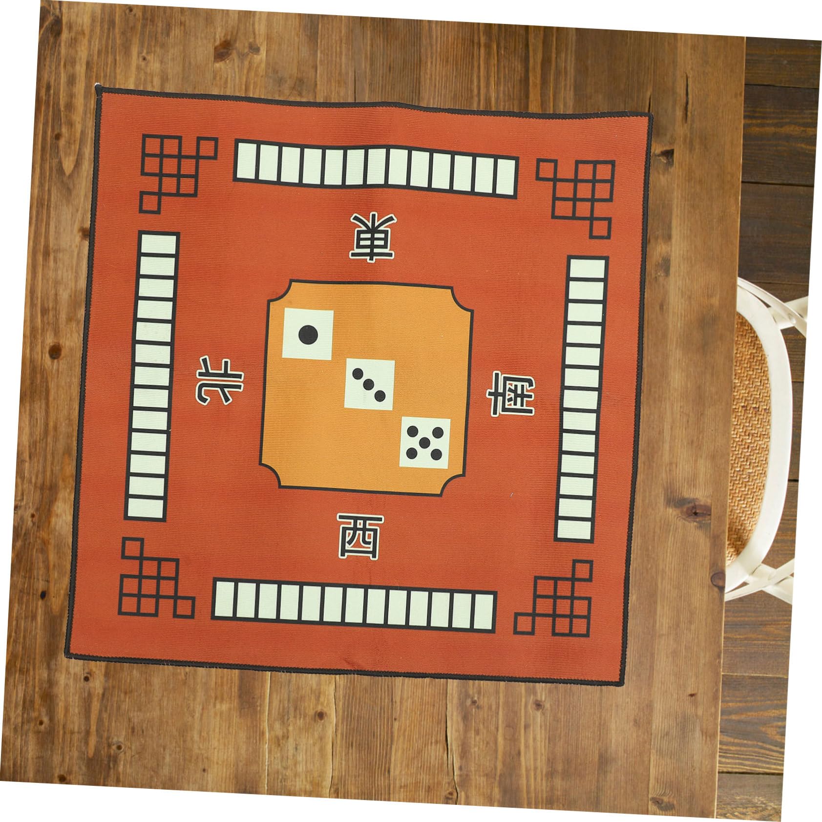 TOYANDONA Tapete para Mesa Multijuegos Cuadrado, Funda Antideslizante y Acolchada para Juego de Dominó y Mahjong, Protección Duradera Fieltro Grueso, Adecuado para Partidas Silenciosas