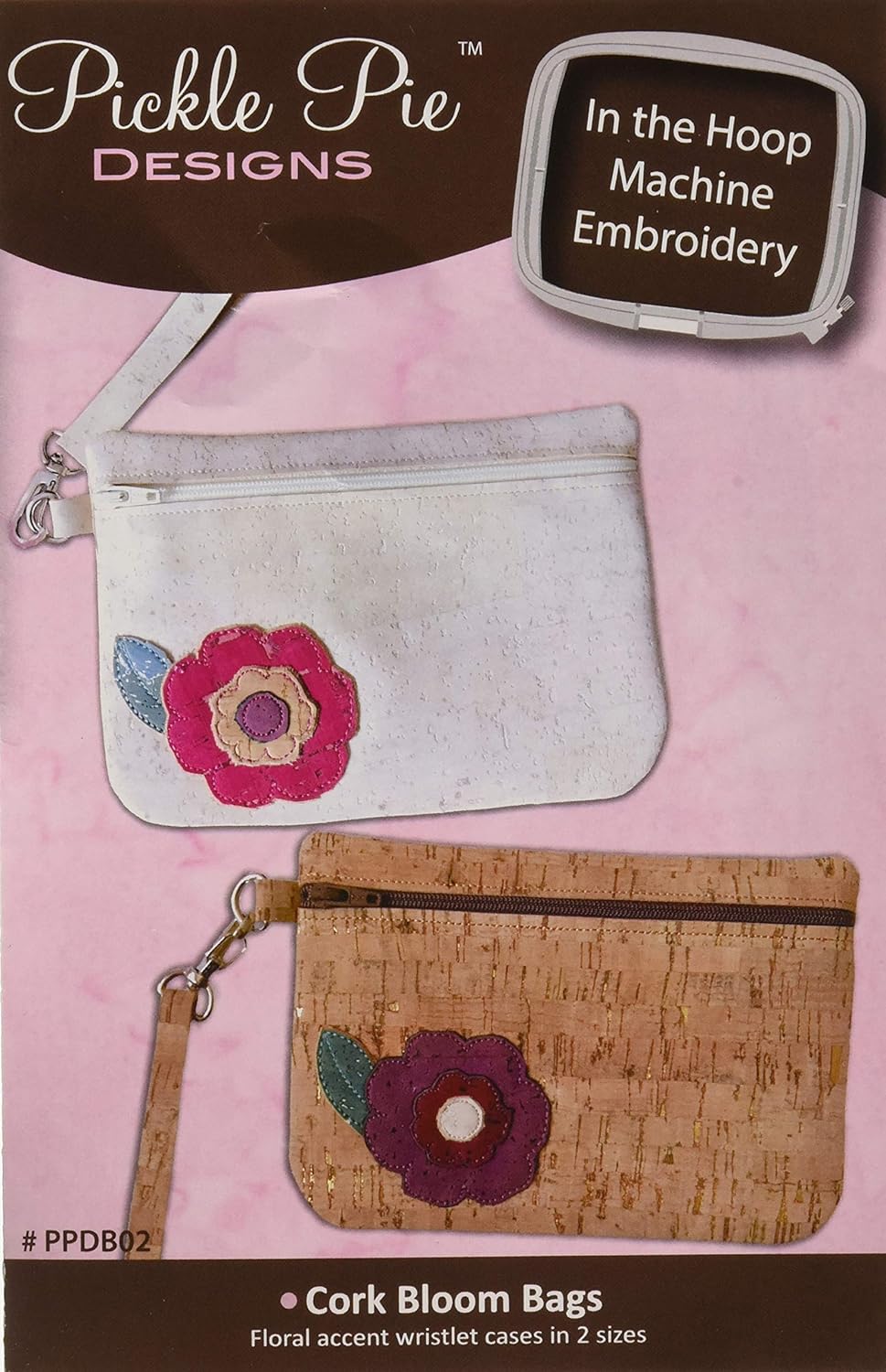 Pickle Pie Designs Machine Embroidery Designs Cork Bloom Bags Amazon