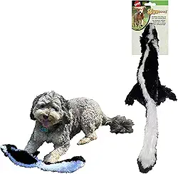 SPOT by Ethical Products Skinneeez O brinquedo original para cães com barulho para todos os cães Brinquedo Tug-Of-War para raças pequenas e grandes Brinquedo barulho para cães - Gambá