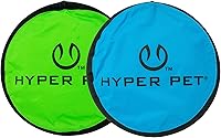Vista 1 de Hyper Pet Flippy Flopper - Disco volador de 9 pulgadas, flota en el agua y seguro en los dientes, para todas las razas, paquete de 2