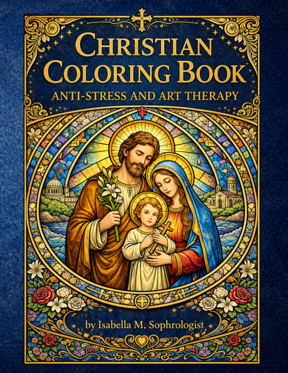 Christian Coloring Book volume 1: anti stress and art-therapy / Meditate with holy verses, psalms, biblical passages, and Christian saints / Christian ... (Christian Mystery Coloring Book - vol 1)